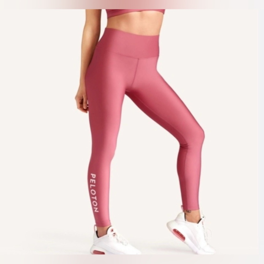 Peloton Women's Pink Leggings High Rise Size XL